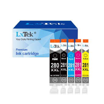LxTek Compatible Remplacer pour Canon PGI-580 CLI-581 XXL