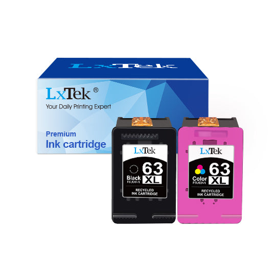 63 Black Color Combo Pack,Remanufactured Ink Cartridge Replacement for HP  63XL for OfficeJet 3830 5252 4650 5258 4655 4652 5255 Envy 4520 3634  DeskJet